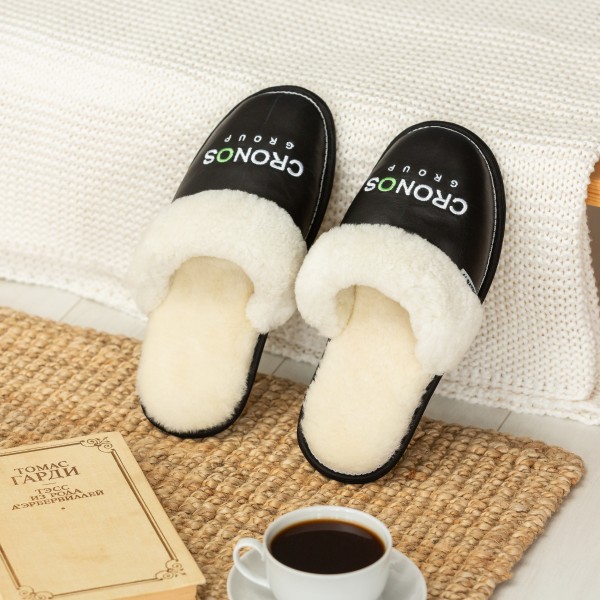 Black house slippers “Cronos group”